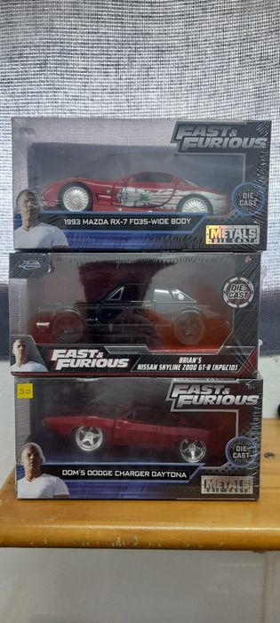 Miniaturas Fast & Furious escala 1.32
escala 1:32