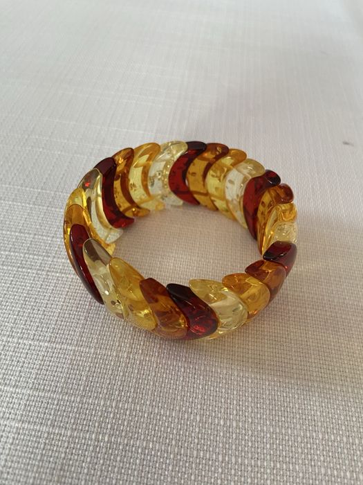 Bransolwtka w kolorach bursztynowych
