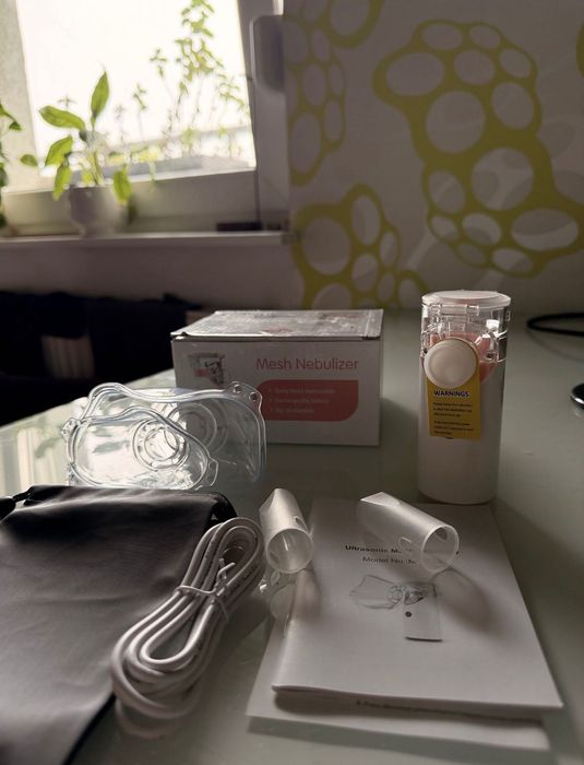 Новий портативний меш-інгалятор ультразвуковий небулайзер Mesh Nebulizer