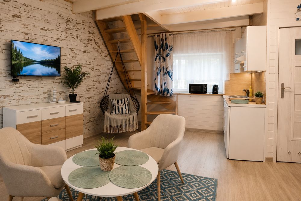 W sosnowym lesie Domek   Mazury Makowo Las jezioro ryby grzyby