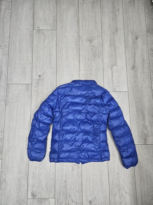 Moncler kurtka pikowana puchowa bomberka logo