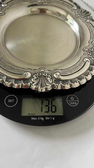 Salva de prata antiga