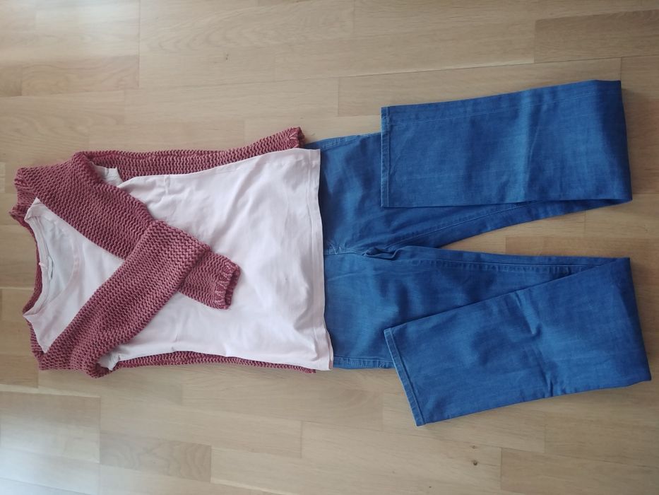 Spodnie LEE, bluzka i sweter