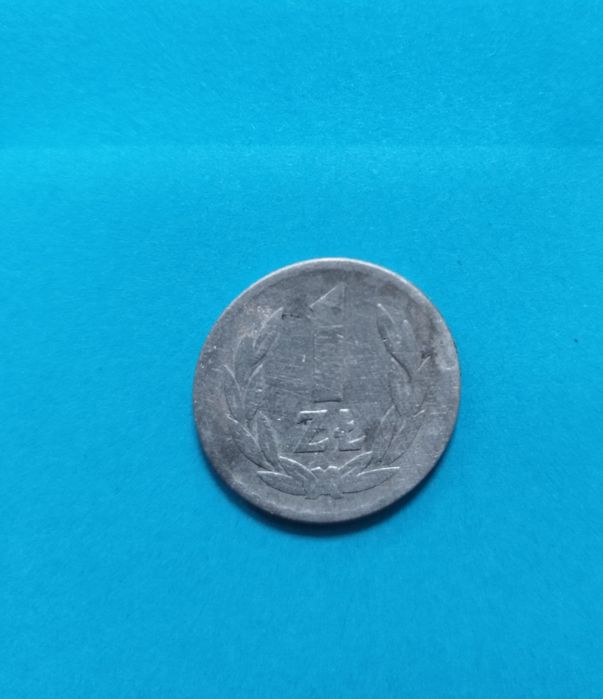 Moneta kolekcjonerska 1 zł z 1949.