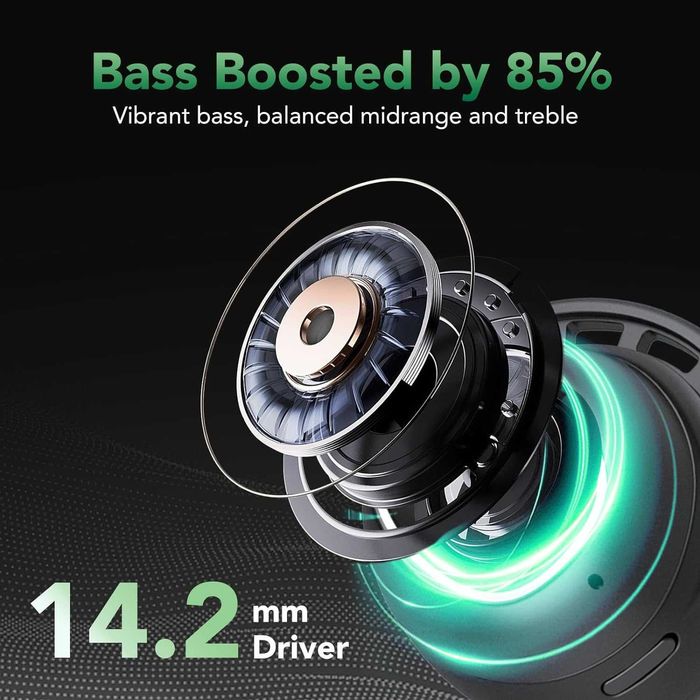 Bezprzewodowe Słuchawki Bluetooth 5.3 z 4 HD HiFi