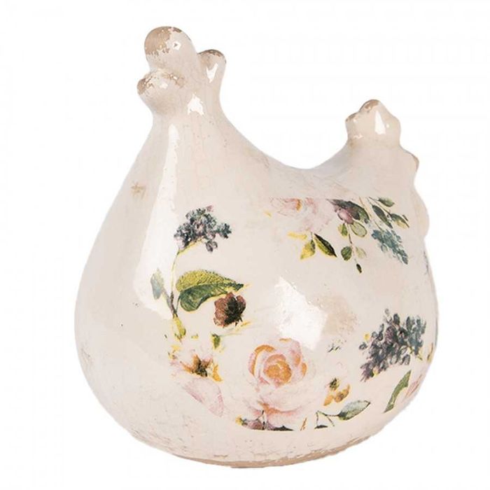 Kura Kurka ceramiczna w kwiaty Prowansja 6CE2404