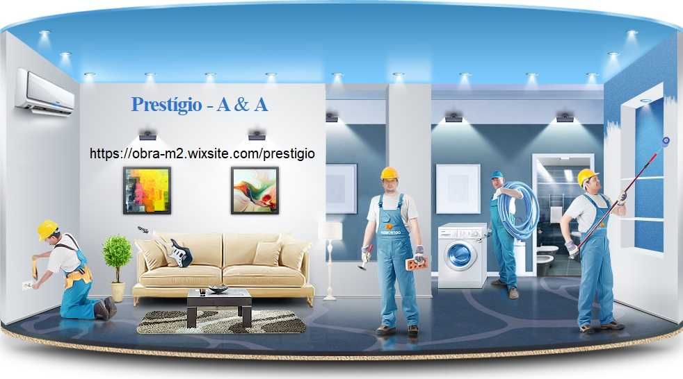 Execução trabalhos de Manutenção e Remodelação de Apartamentos, Casas