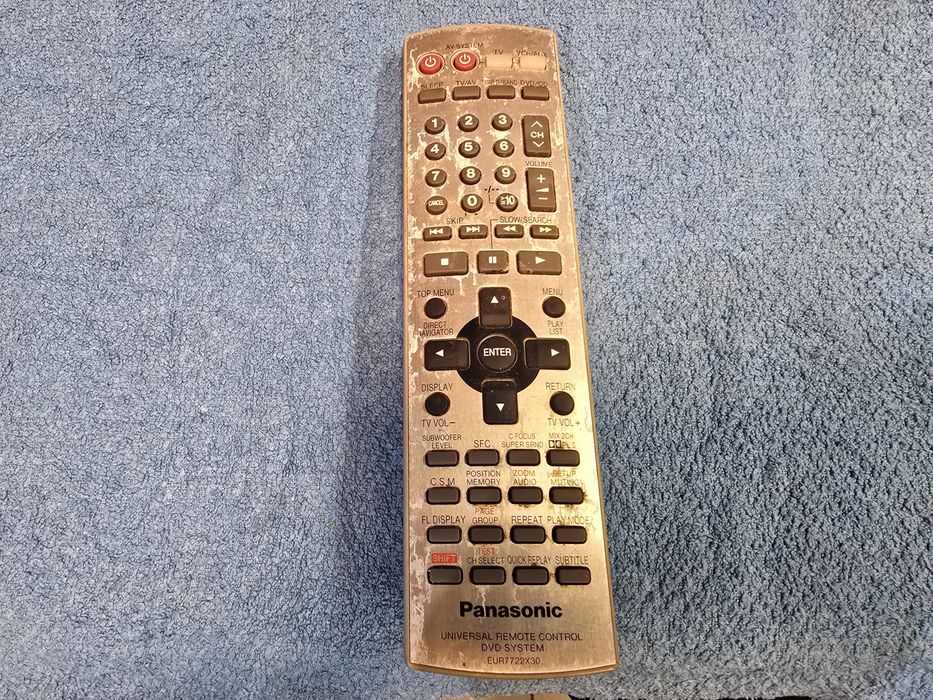 PANASONIC EYR7722X30 oryginalny pilot zdalnego sterowania.
