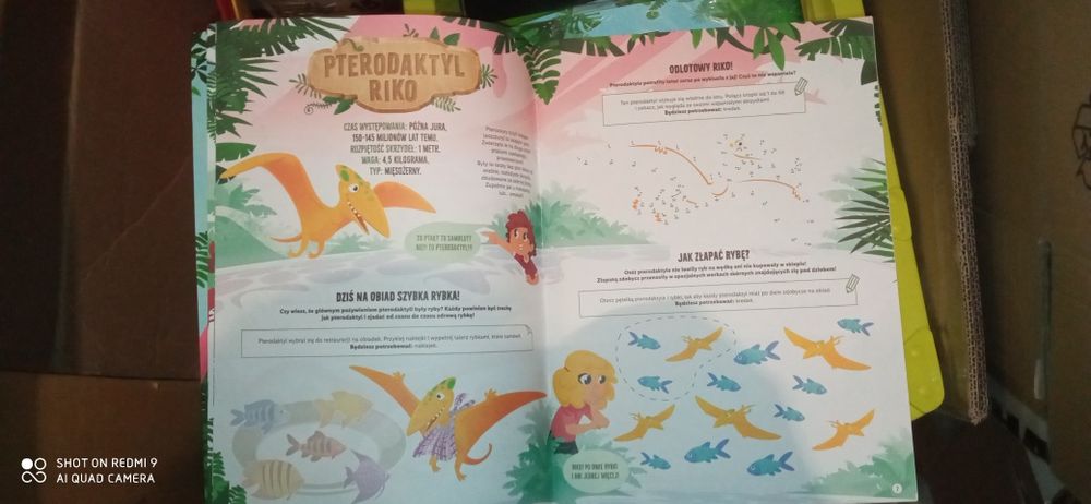 Na tropie dozaurów ksiazka 4 sztuki