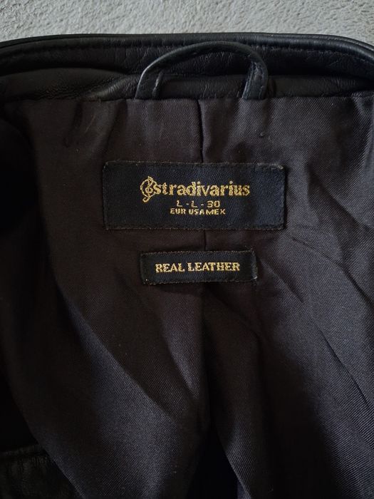Sprzedam skórzaną kurtkę Stradivarius!
