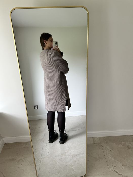 Sukienka sweterkowa na jesień zimę H&M rozmiar S 2% wełna