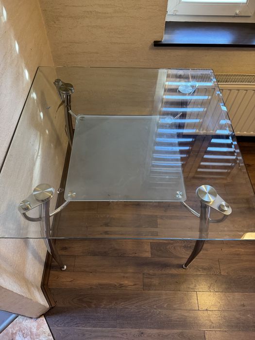 Stół szklany 90x90