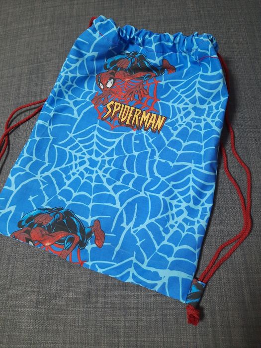 Worek plecak Spider-Man workoplecak Handmade