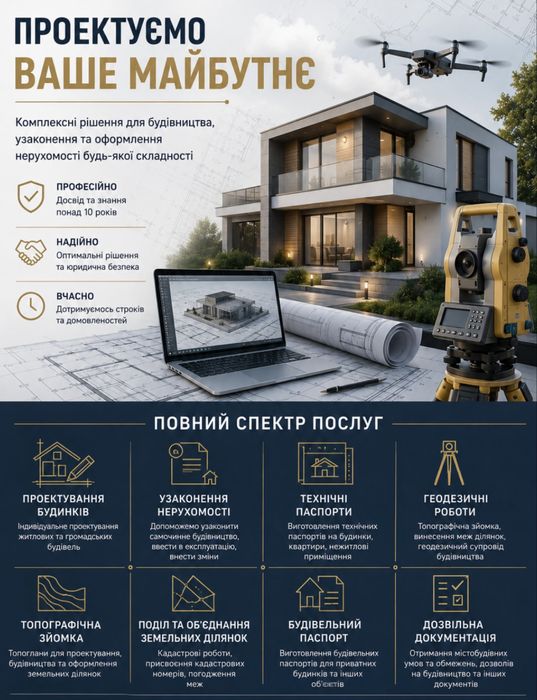 Виготовлення технічних паспортів БТІ — Швидко, Офіційно, Без Черг