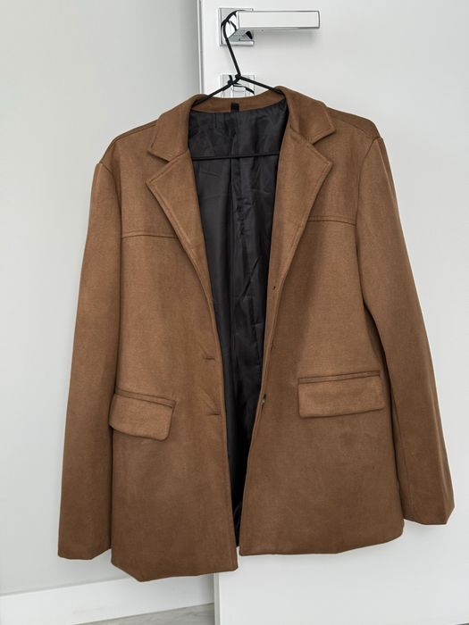 Жакет замшевий коричневий