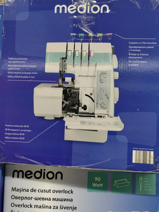 Оверлок MEDION MD 19169 /швейна машина Нові