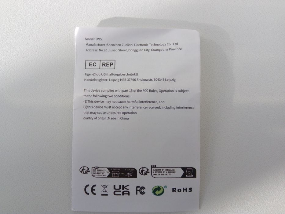 Bluetooth наушники TWS