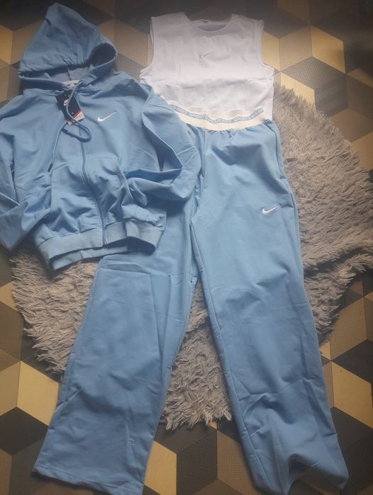 Dres komplet 3 częściowy roz XL baby blue