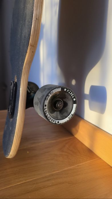 Longboard Pixel Double Kick deska cruiser freestyle używana