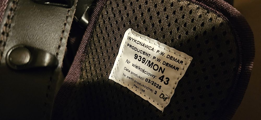 Buty wojskowe 43r 939/Mon Demar