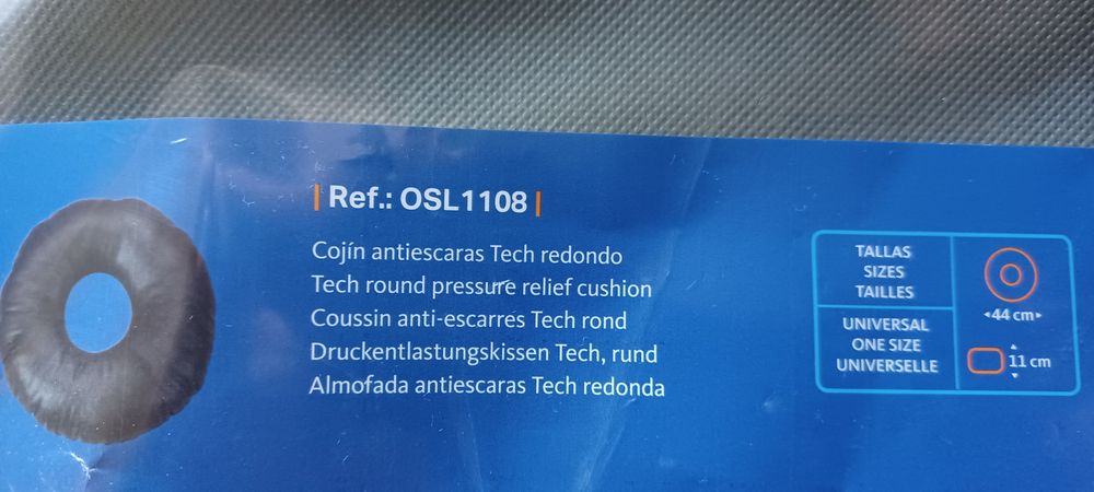 Almofada antiescaras redonda