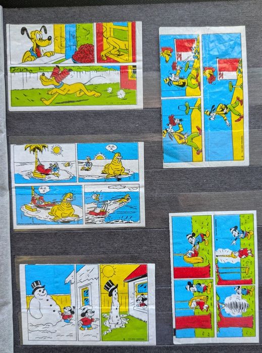 Historyjki obrazkowe z gum Donald 40szt