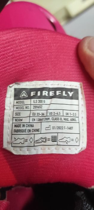 Używane rolki Firefly ILS 300 G – rozmiar EU 33–36 (regulowane)
