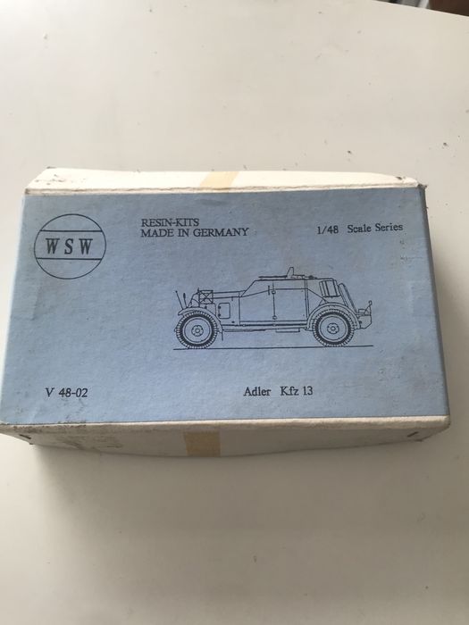 Kit carro blindado Alemão WW2 resina