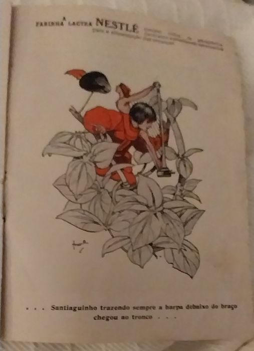 Nestlé-livro de publicidade a papa Nestlé com historia