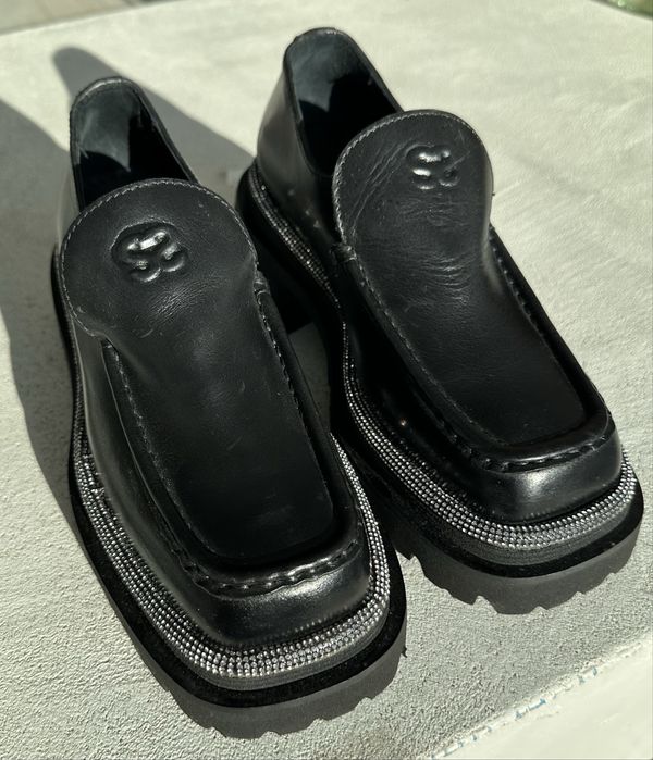 Лоферы Sandro Paris черные кожа