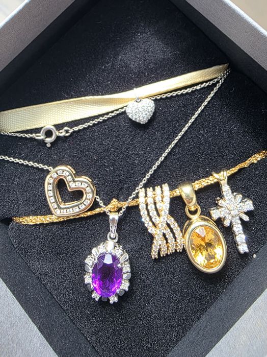 Krzyżyk 50x Diamenty 0.35ct Złoto 585 WYCENA