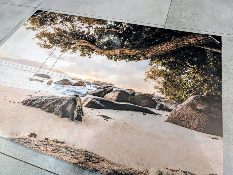 Obraz na płótnie zdjęcie plakat Canvas 70x100 beż dekoracja na ścianę