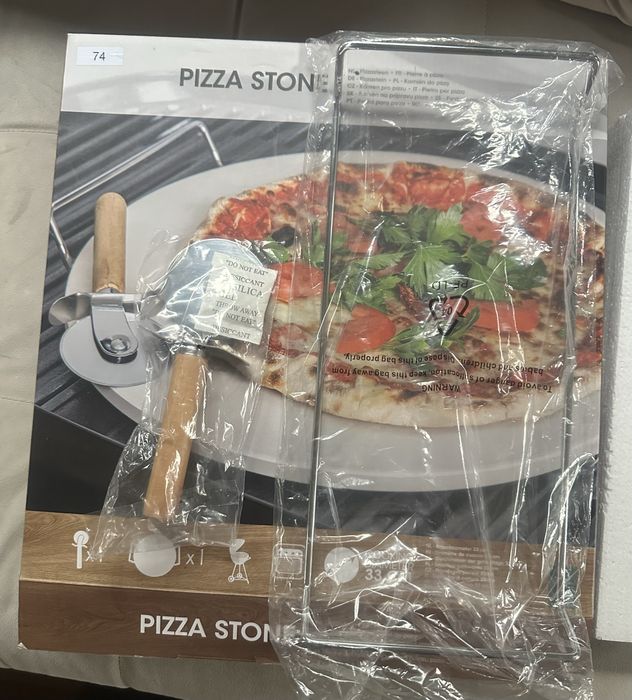 Nowy kamień do pizzy 33 cm – piekarnik i grill