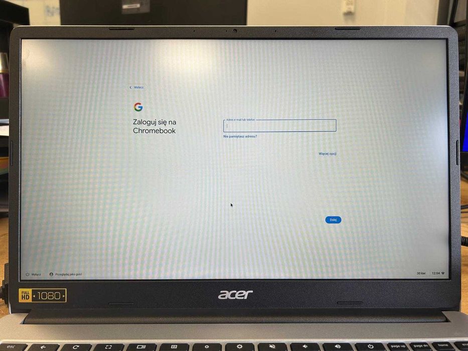 Laptop ACER Chromebook 315