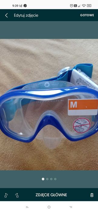 Gogle na basen nowe