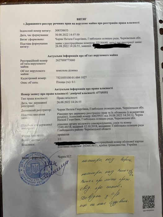 Продам земельну ділянку 0.1 га в перспективному місці