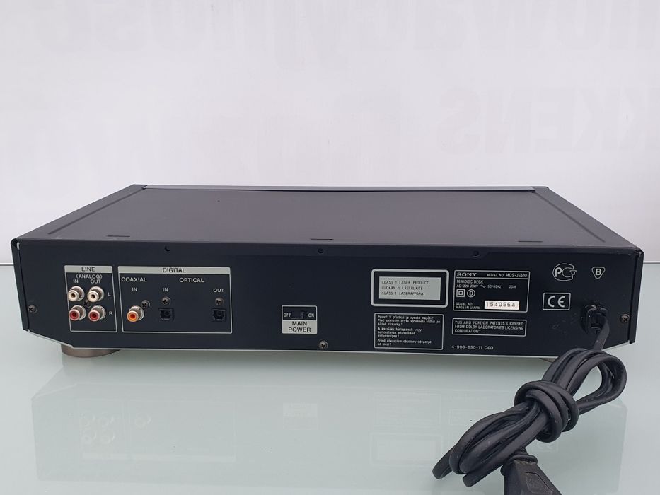 Odtwarzacz minidisc Sony mds-je510 nagrywarka