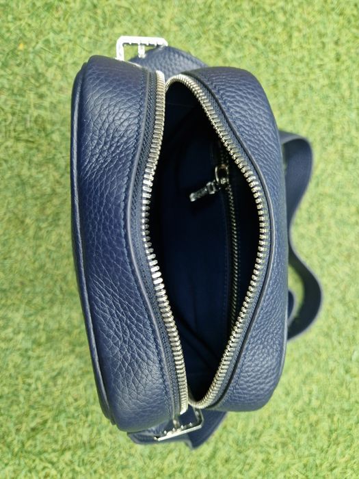 Чоловіча синя сумка Stefano ricci мужская синяя сумка SR