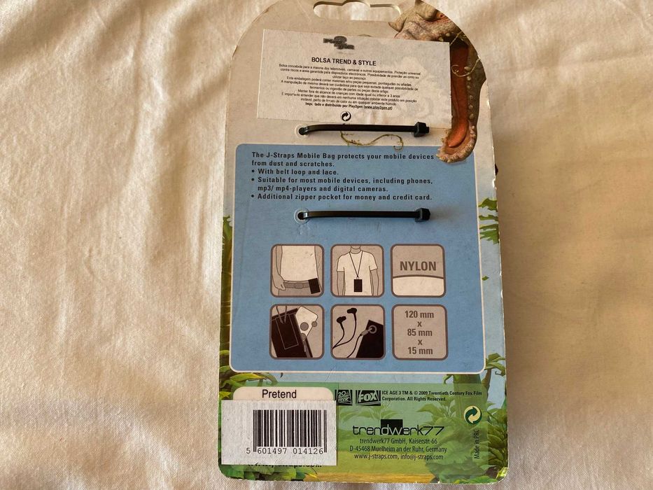 Ice Age 3 Bolsa para telemóvel J-Straps NOVA