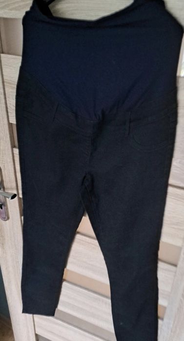 Spodnie Jeans z pasem ciążowym 40