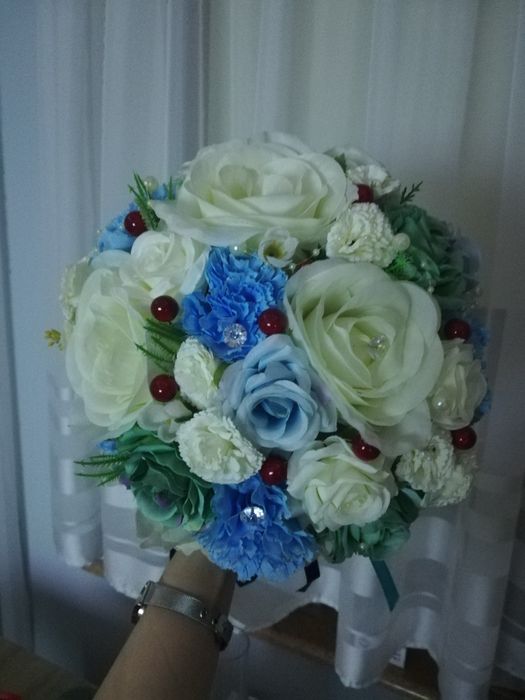 Bukiet ślubny sztuczny