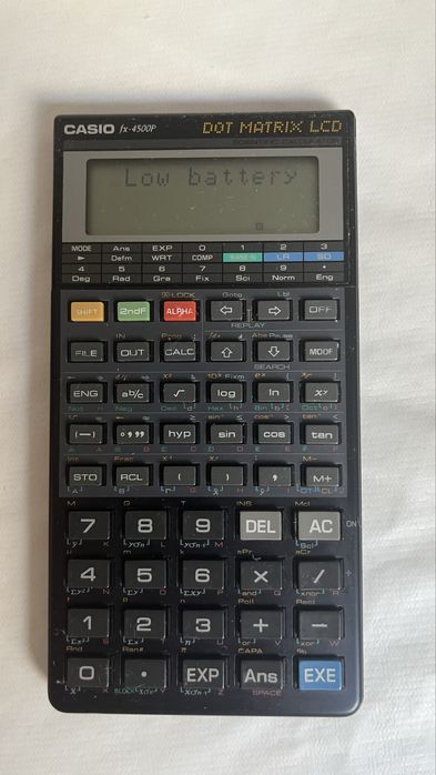 Calculadora científica Casio fx-4500P com estojo original