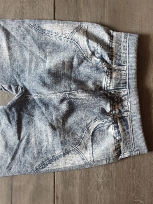 Nowe legginsy rozciągliwe 3/4 ala jeansowe S-L
