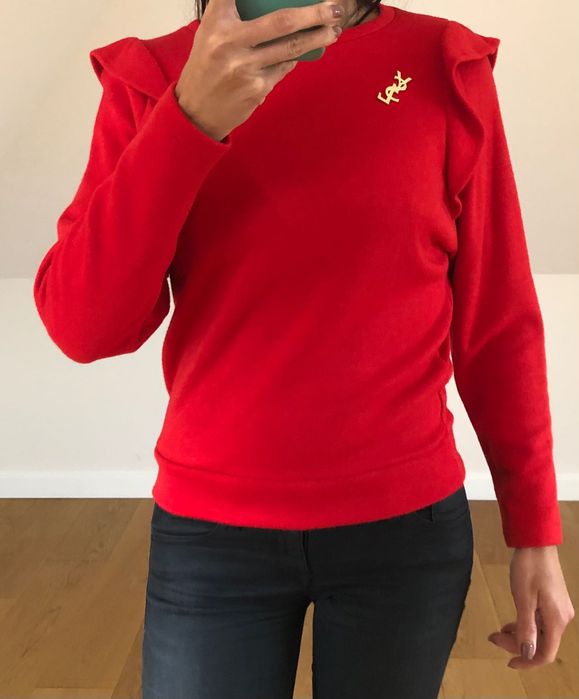 Sweter czerwony nowy