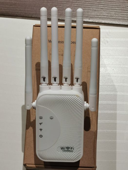 Wzmacniacz Wi-Fi Repeater, 1200 Mbps Wi-Fi, 2.4GHz/5 GHz