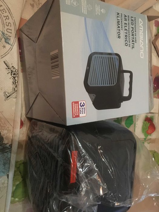 Ventoinha Ar Condicionado Portátil Mini USB