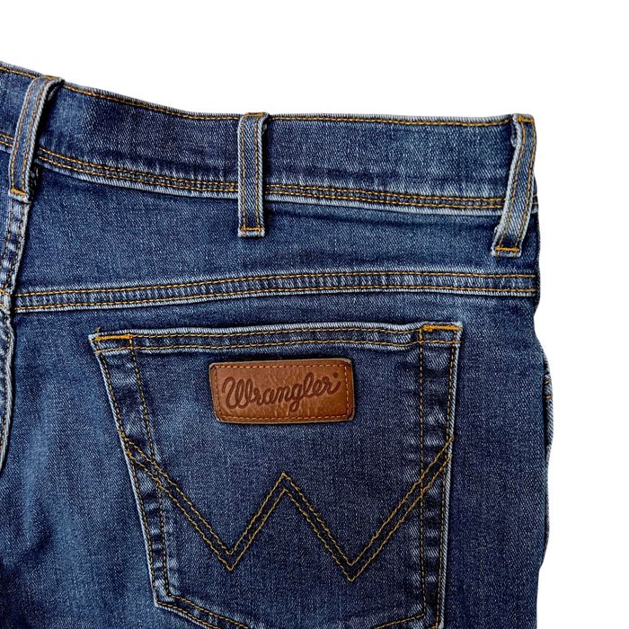 Wrangler TEXAS jeansy męskie W38 L30 (pas 95cm) L29 sodnie jeansowe męskie bawełna elastan prosty regularny krój