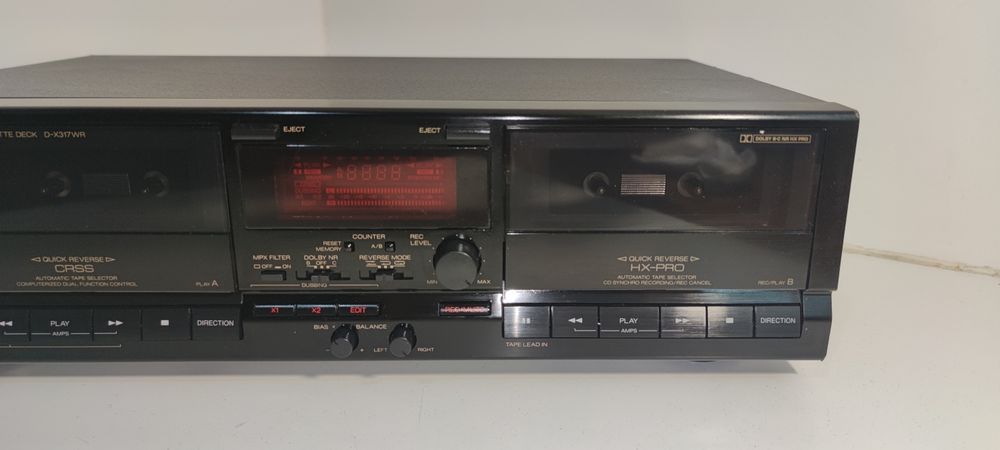 Leitor de cassetes - Sansui D-X317WR