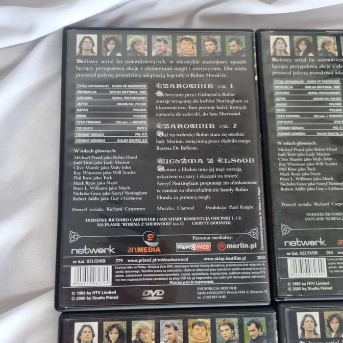 Robin z Sherwood Kolekcja Dvd 1+2 seria