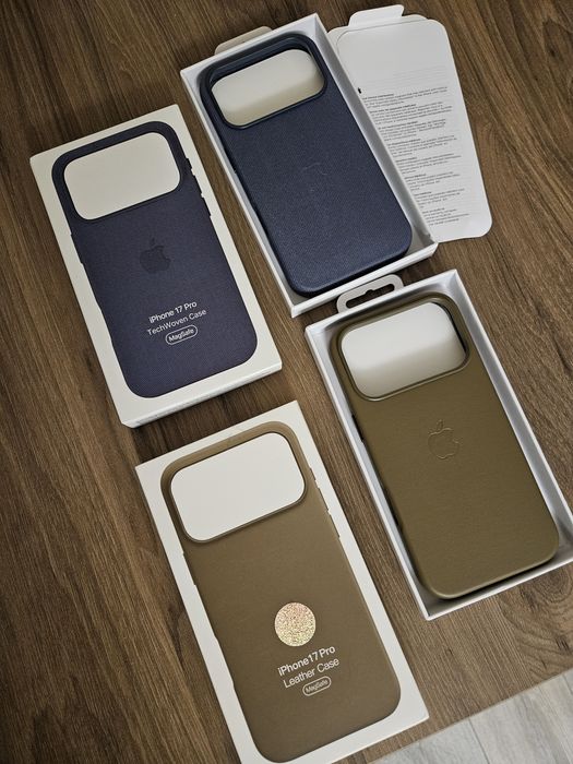 Чогол для iphone 17 pro шкіра і techwoven